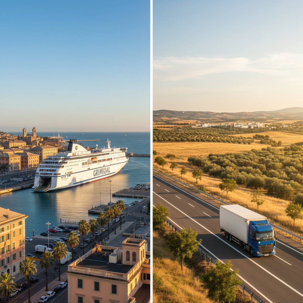 Fähre vs. LKW: Kosten-Check für den Umzug nach Spanien